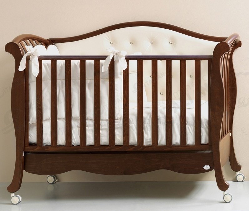 Детская кроватка Bambolina Divina Lux Cristallo (Бамболина Дивина Люкс Кристалло)
